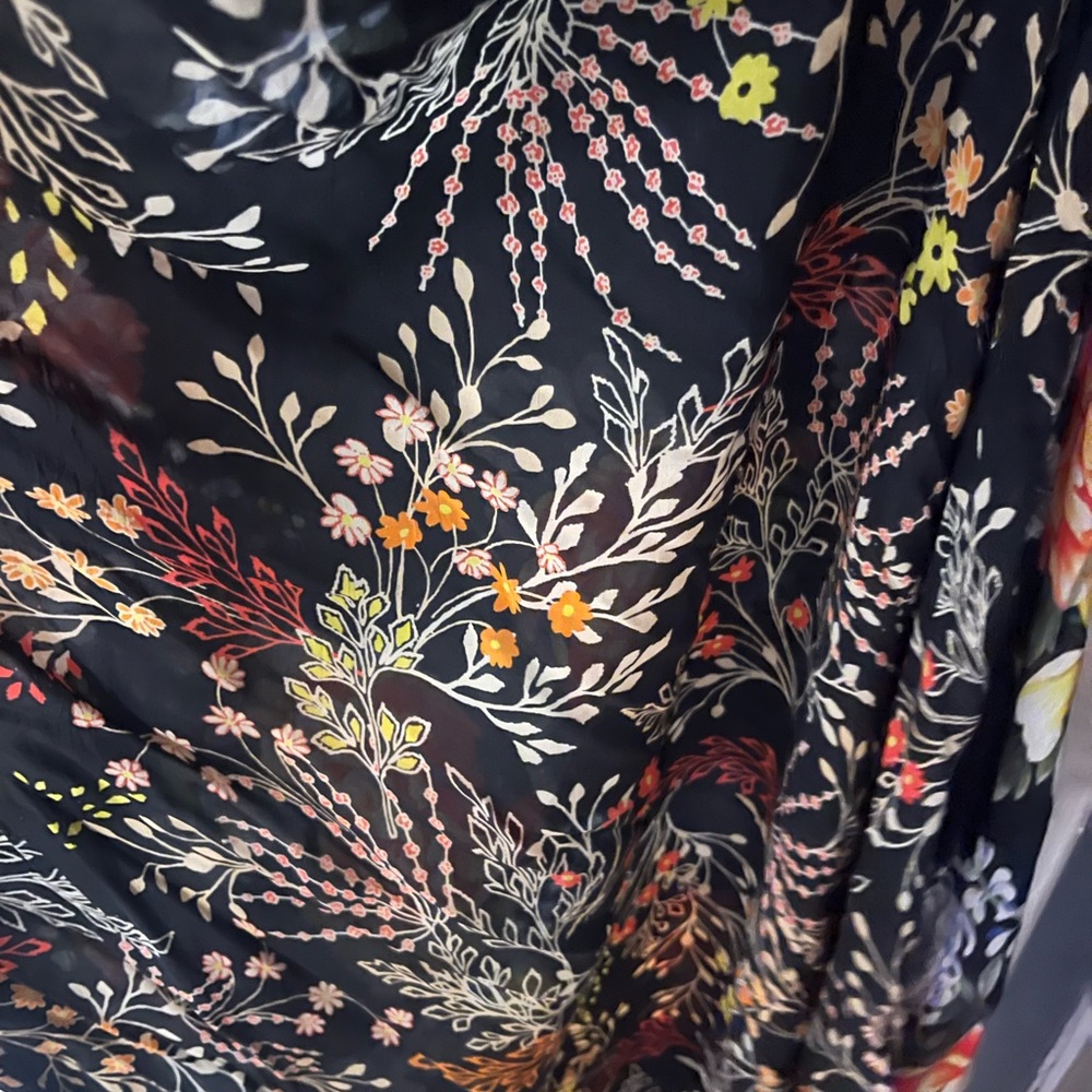 Johnny Was Floral Embroidered straps long floral dress - Picture 8 of 15